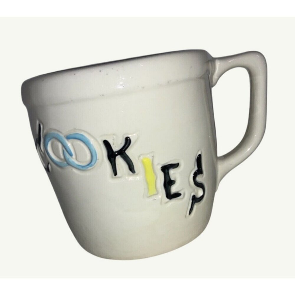 Large COOKIES Shaped Mug Planter Flower Pot Utensil Holder cookie jar